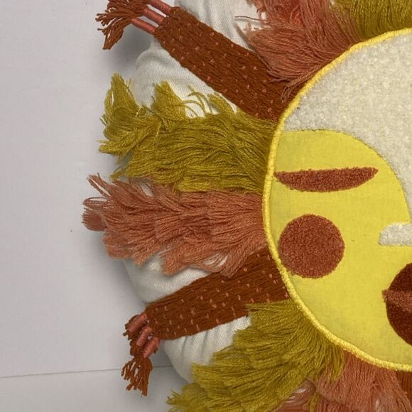 Fringed & Embroidered Sun Rd. Throw Pillow Gold - Opalhouse designed w/ Jungalow - Picture 4 of 8